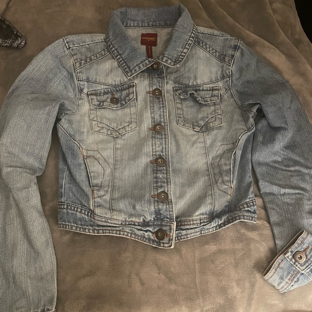 Light blue denim jacket